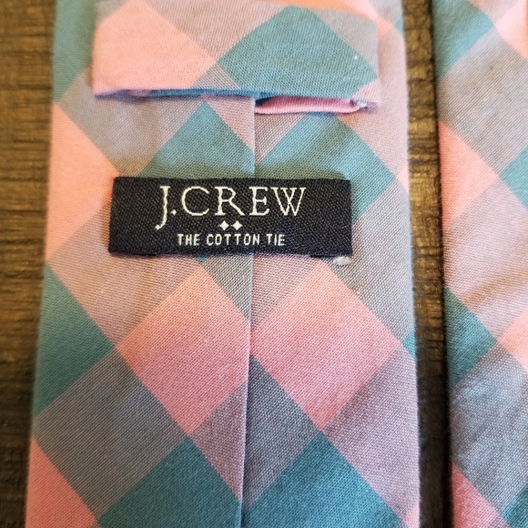 J. CREW Mens Plaid Tie - Picture 4 of 5